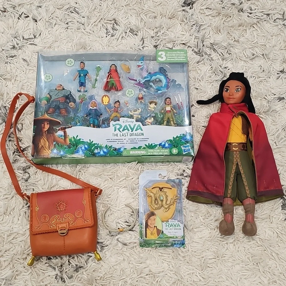 Disney Raya and The Last Dragon Bundle Of Toys